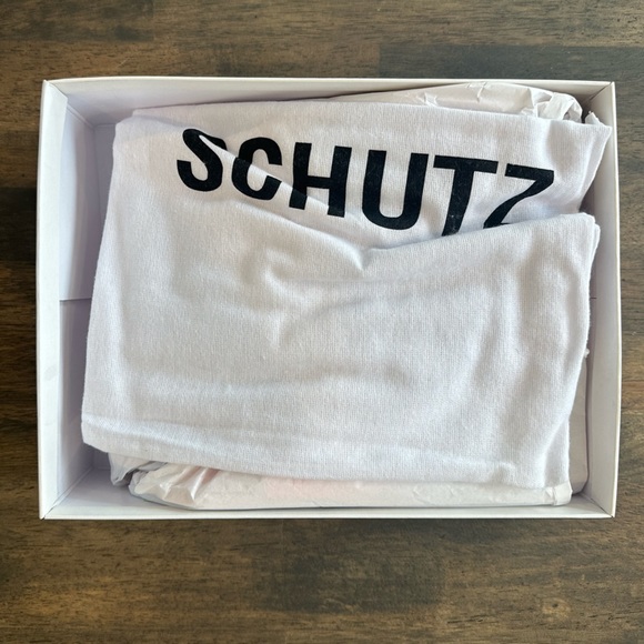 Schutz Bryce Ankle Strap Sandal in Acid Orange - Picture 4 of 4